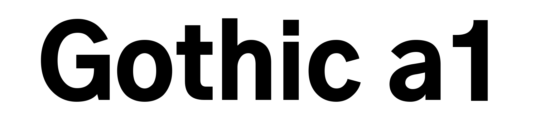 Gothic a1