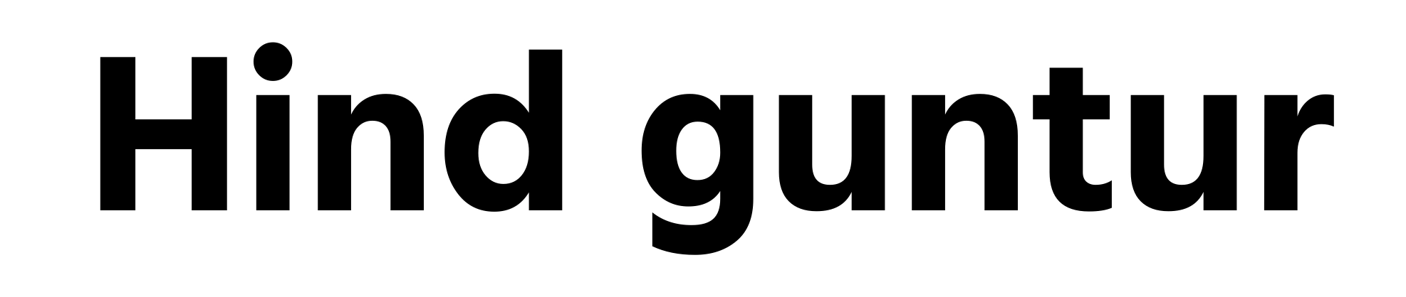 Hind guntur