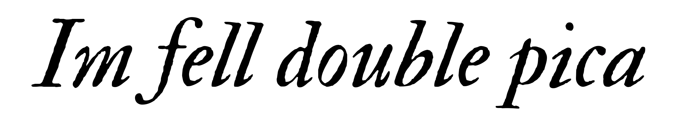 Im fell double pica