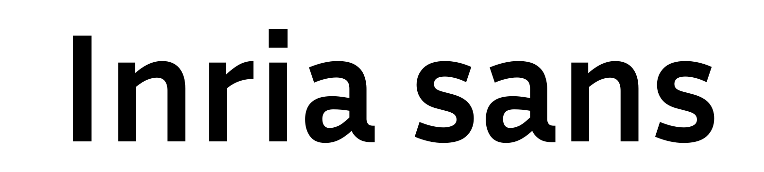 Inria sans
