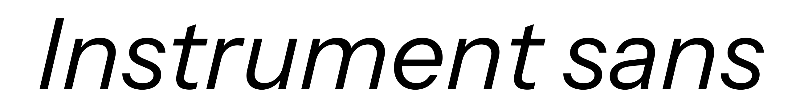 Instrument sans