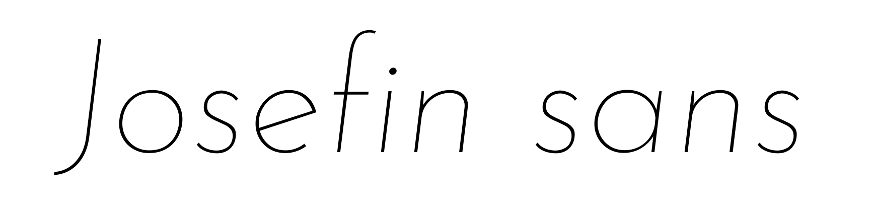 Josefin sans