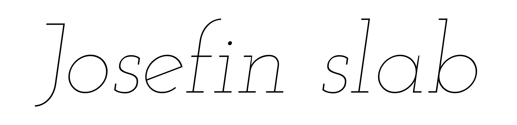 Josefin slab