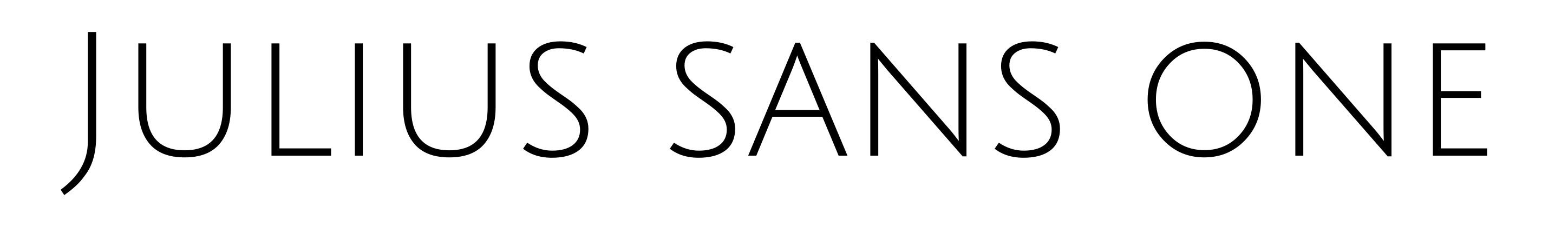 Julius sans one