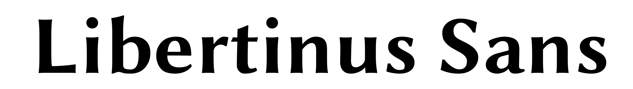 Libertinus Sans