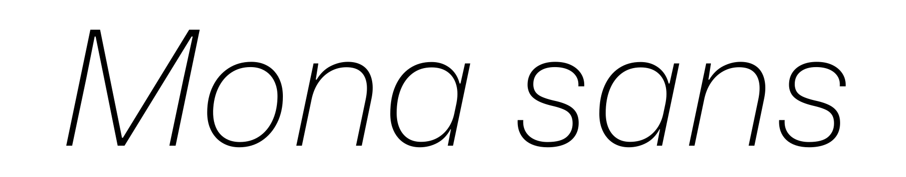Mona sans