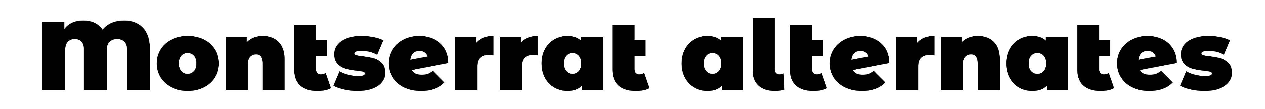 Montserrat alternates