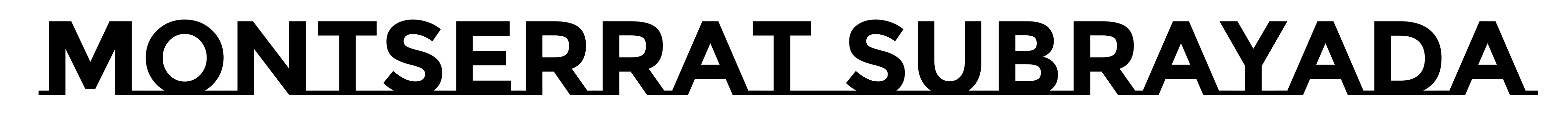 Montserrat subrayada