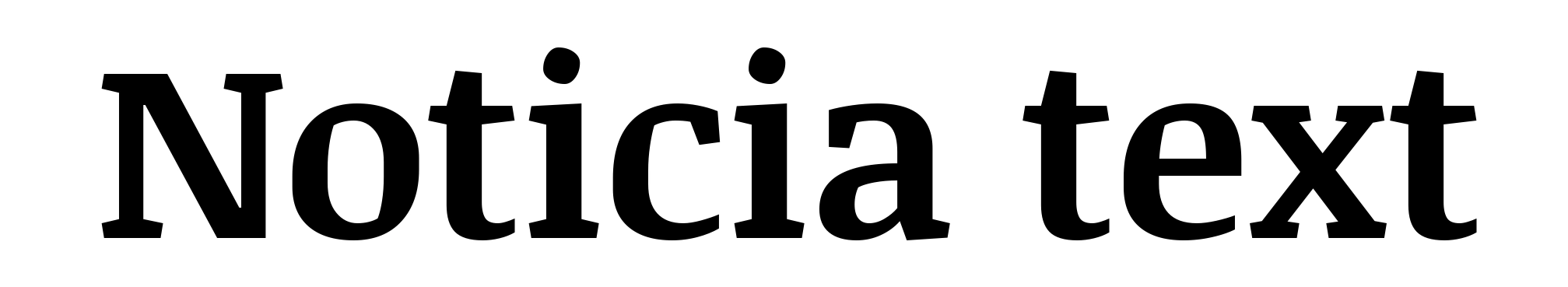 Noticia text