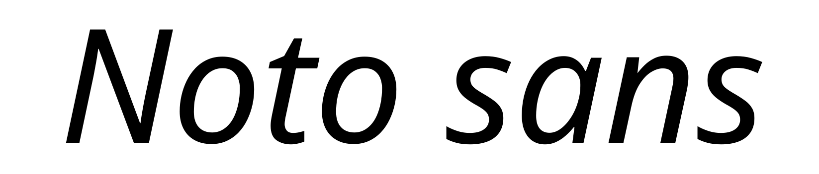 Noto sans