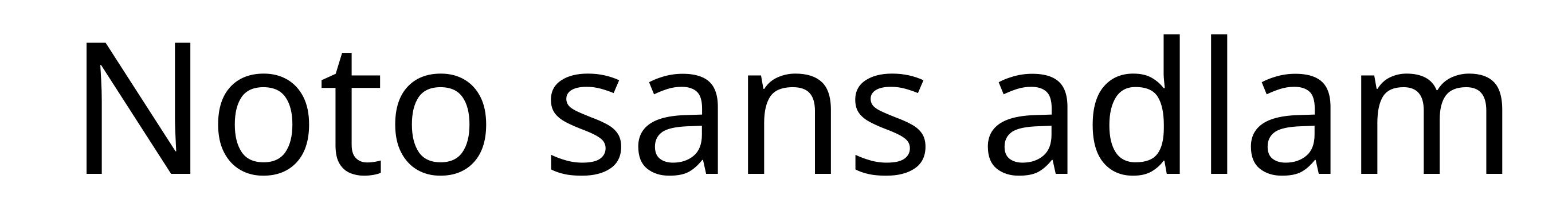 Noto sans adlam