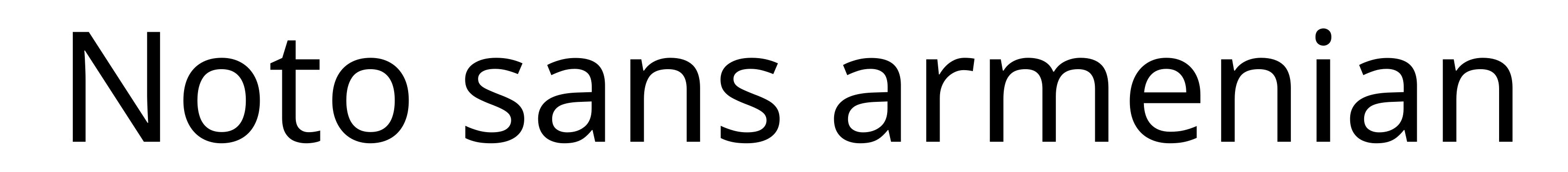 Noto sans armenian