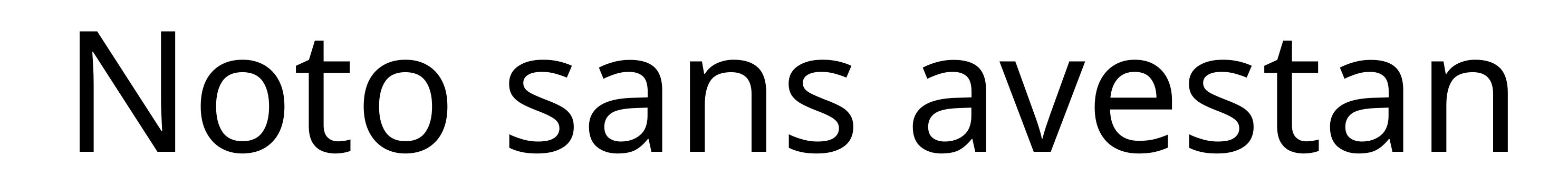 Noto sans avestan