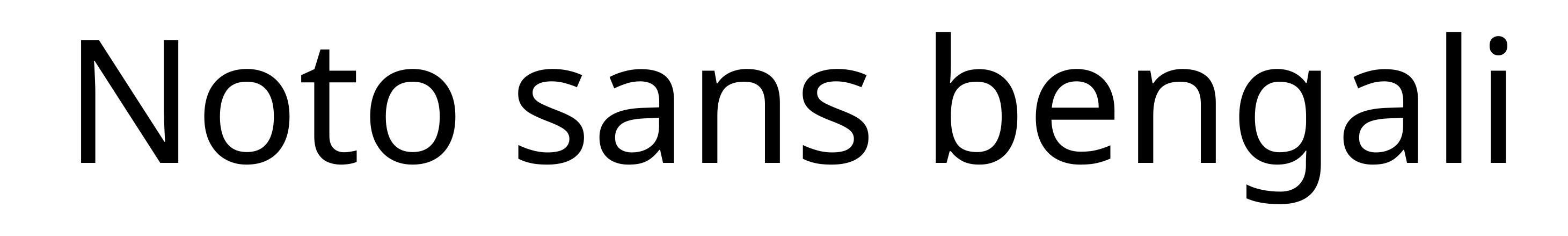 Noto sans bengali