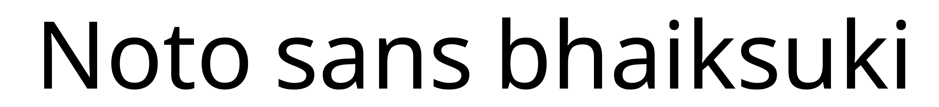 Noto sans bhaiksuki