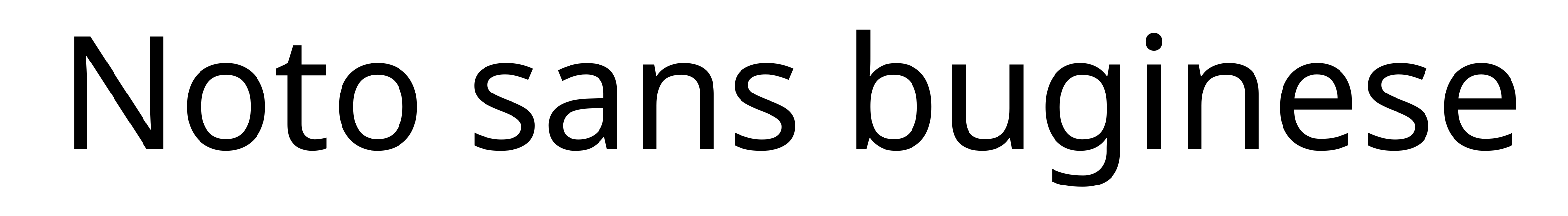 Noto sans buginese