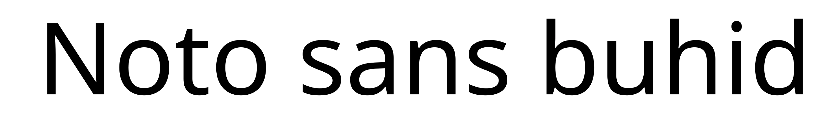 Noto sans buhid