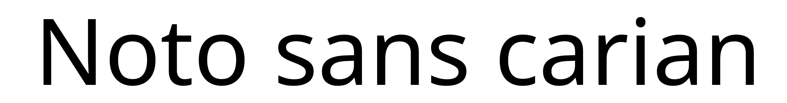 Noto sans carian