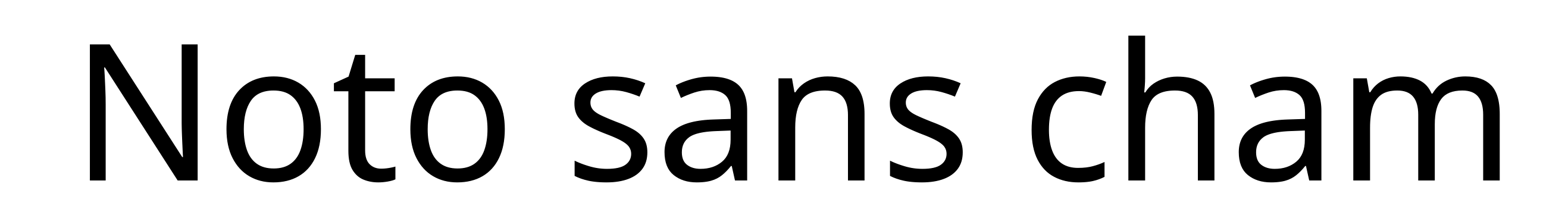 Noto sans cham