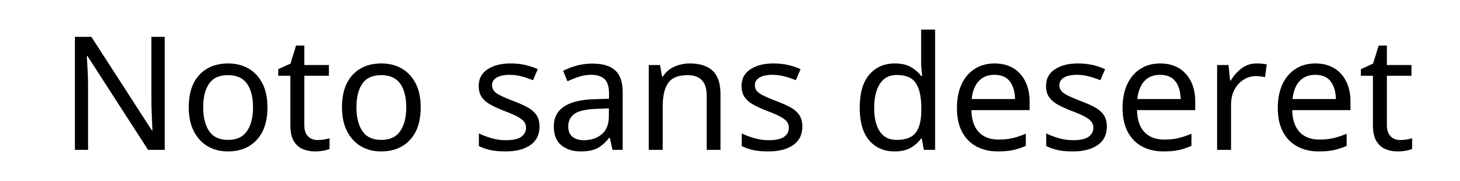 Noto sans deseret