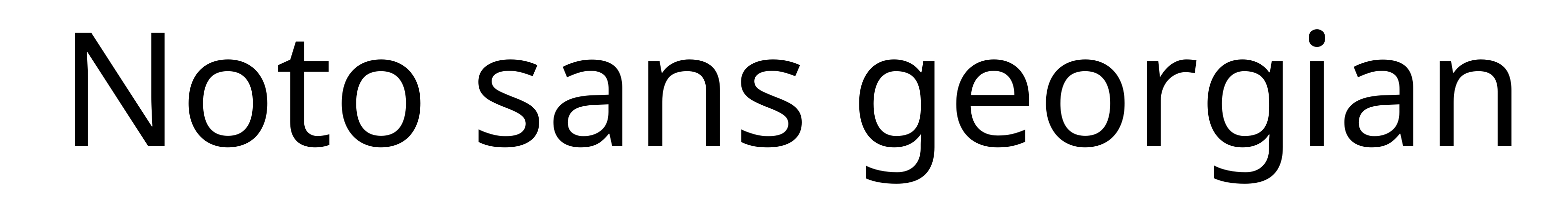 Noto sans georgian