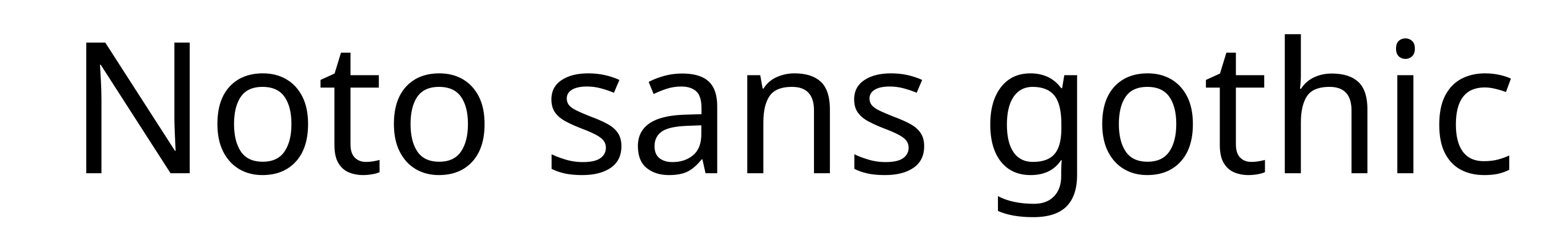 Noto sans gothic