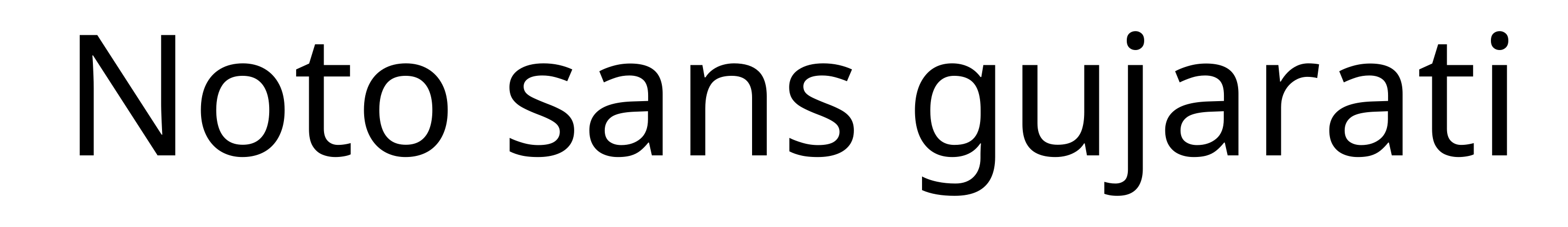 Noto sans gujarati