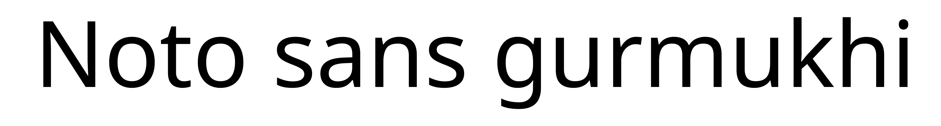 Noto sans gurmukhi