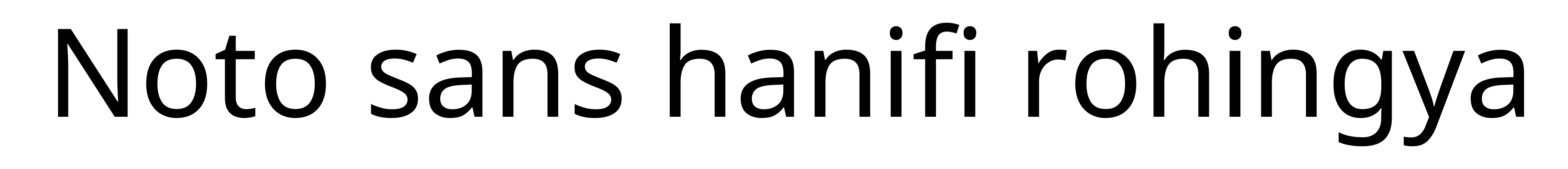 Noto sans hanifi rohingya