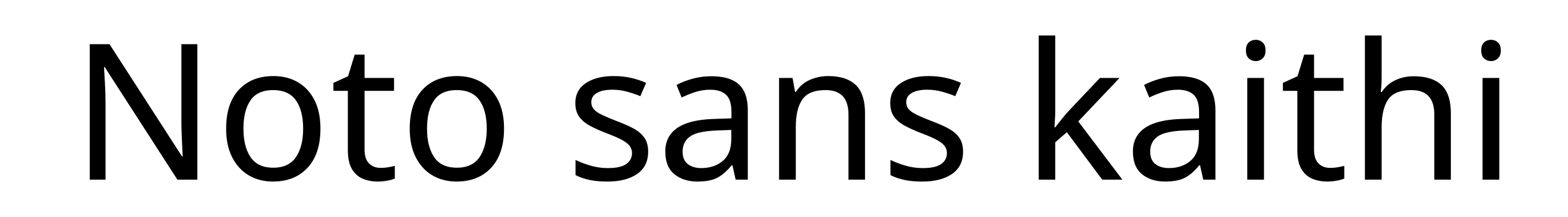 Noto sans kaithi