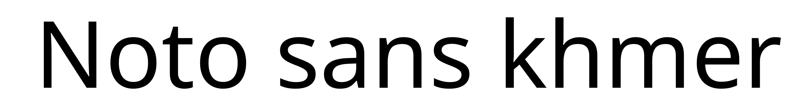 Noto sans khmer