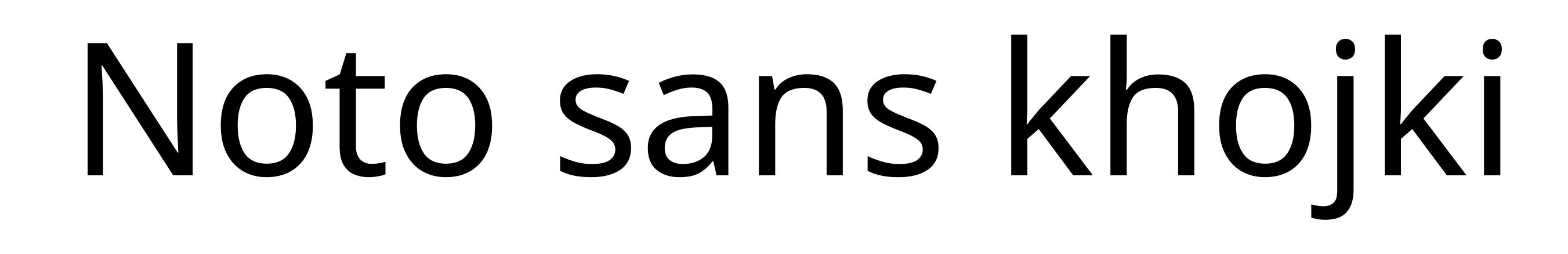 Noto sans khojki