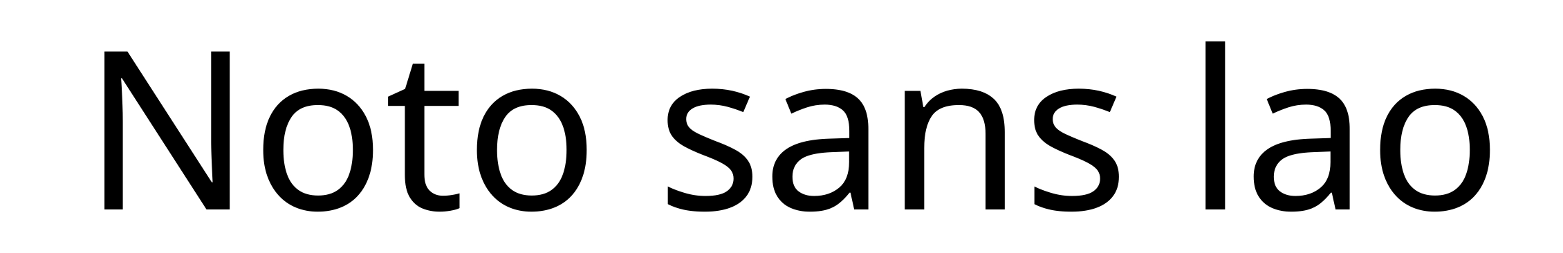 Noto sans lao