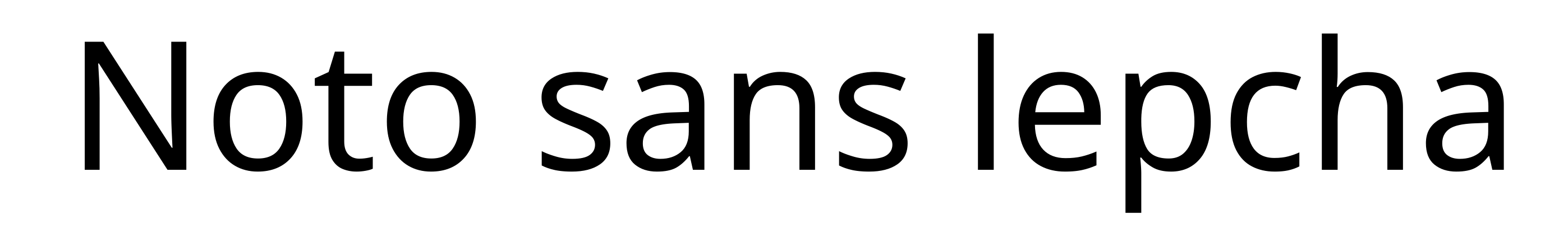 Noto sans lepcha