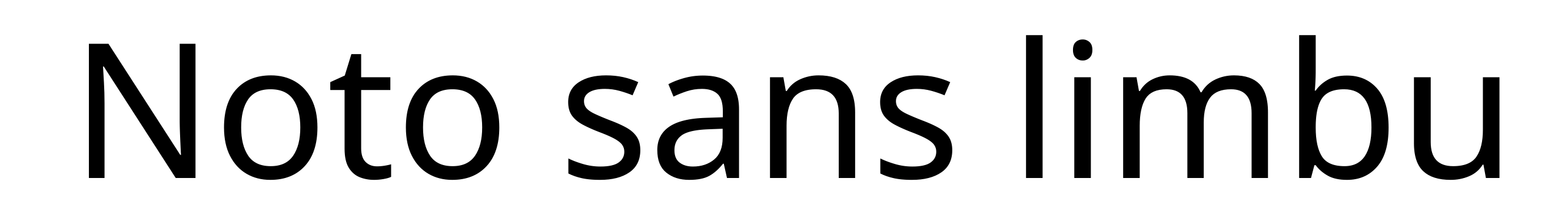 Noto sans limbu