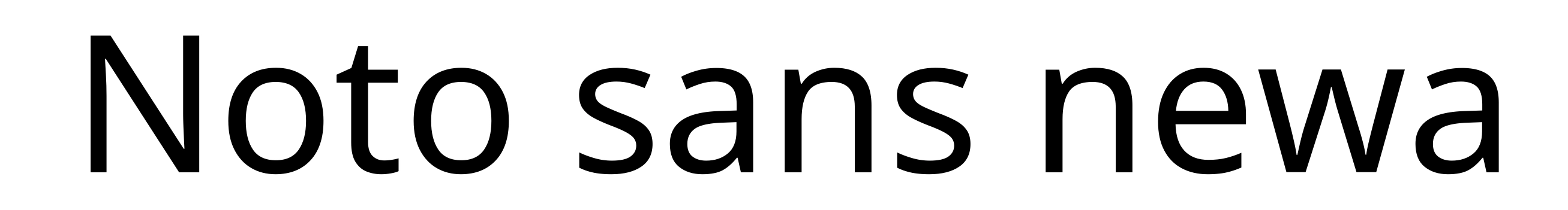 Noto sans newa