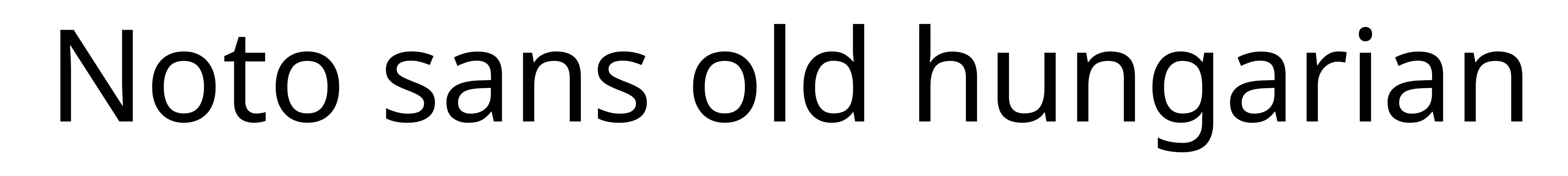 Noto sans old hungarian