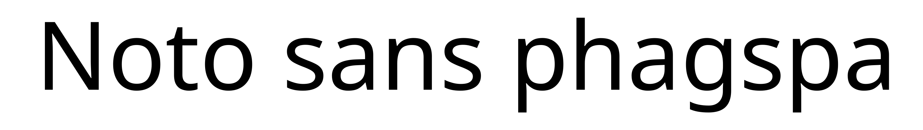 Noto sans phagspa