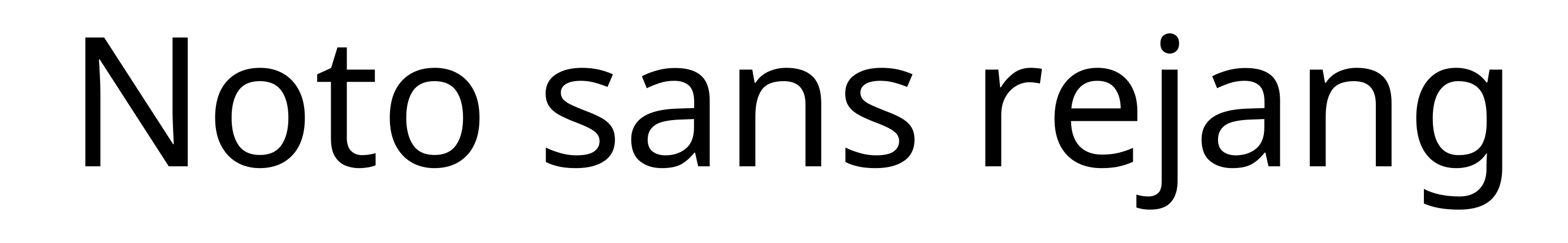 Noto sans rejang