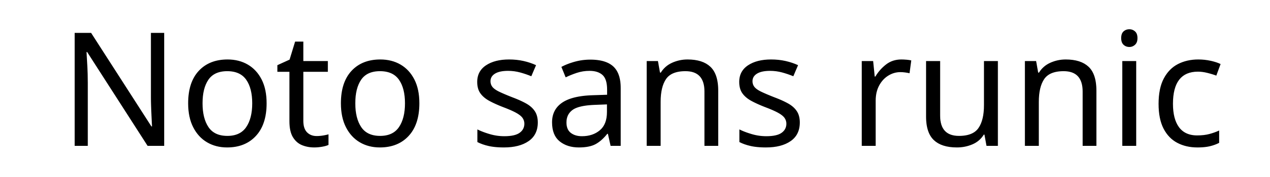 Noto sans runic