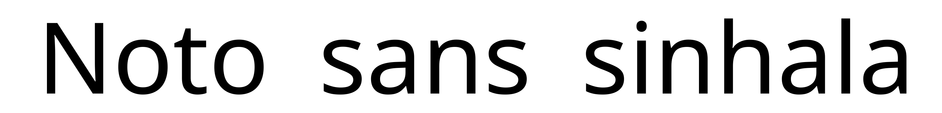 Noto sans sinhala