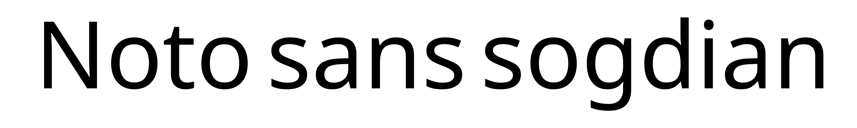 Noto sans sogdian