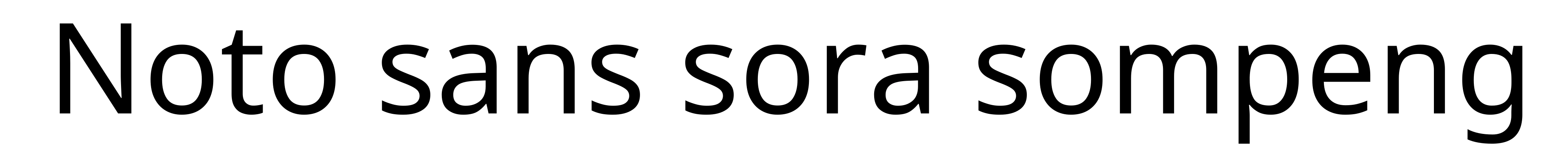 Noto sans sora sompeng