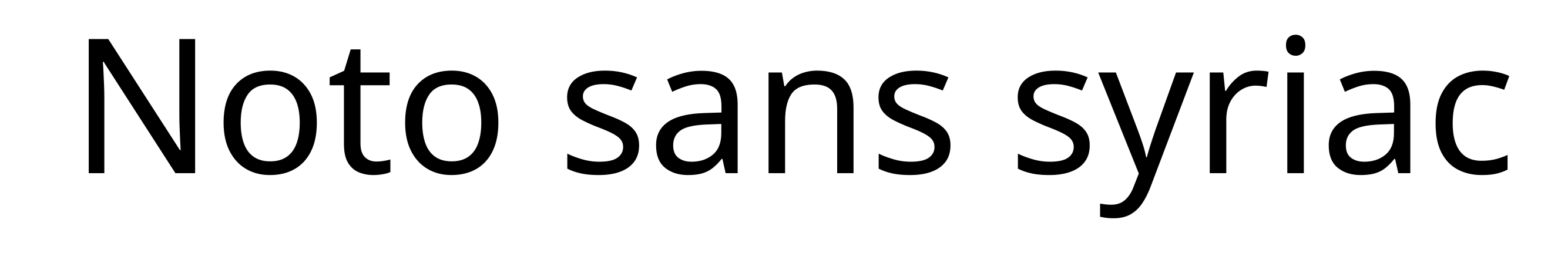 Noto sans syriac