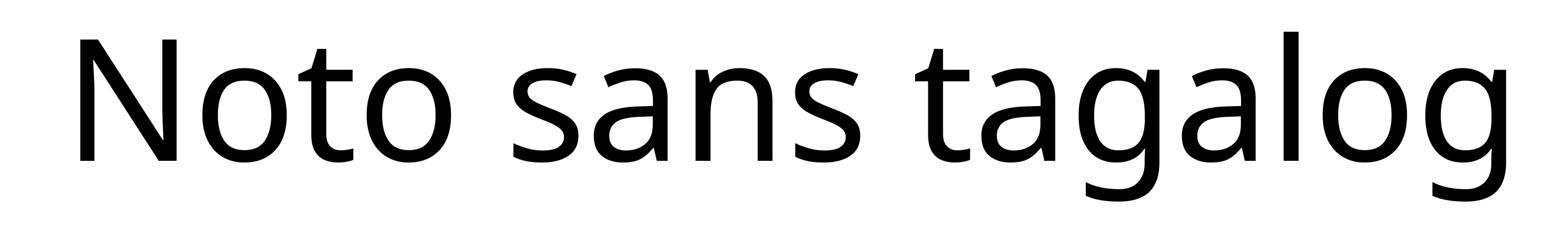 Noto sans tagalog