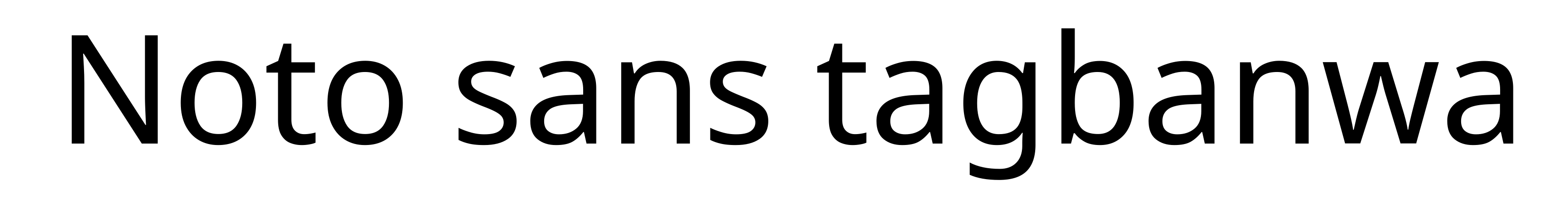 Noto sans tagbanwa