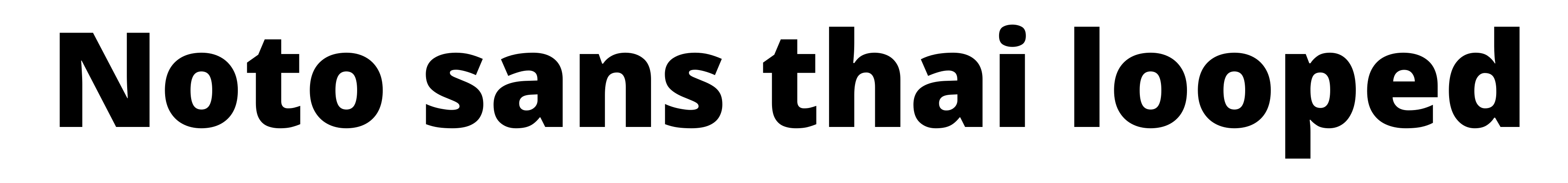 Noto sans thai looped