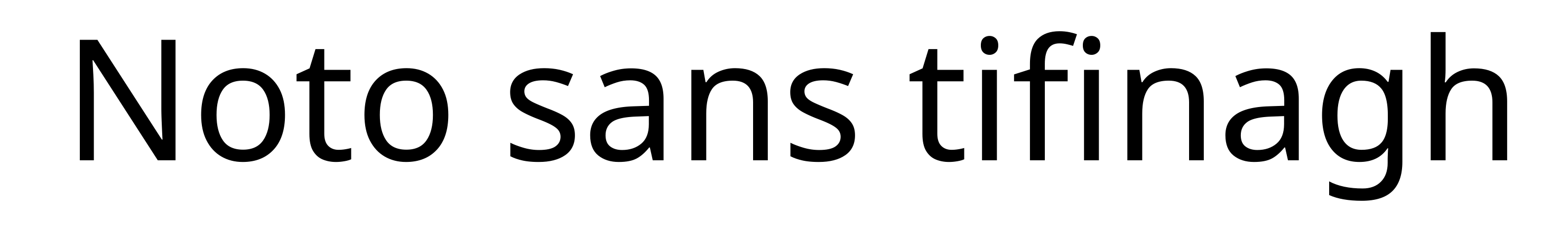 Noto sans tifinagh