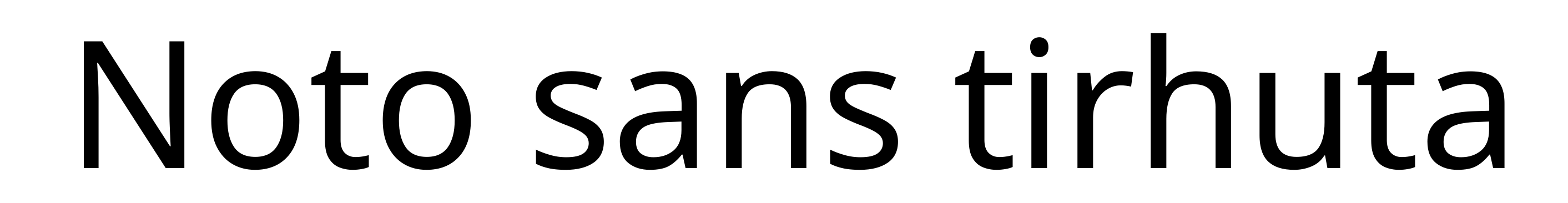 Noto sans tirhuta