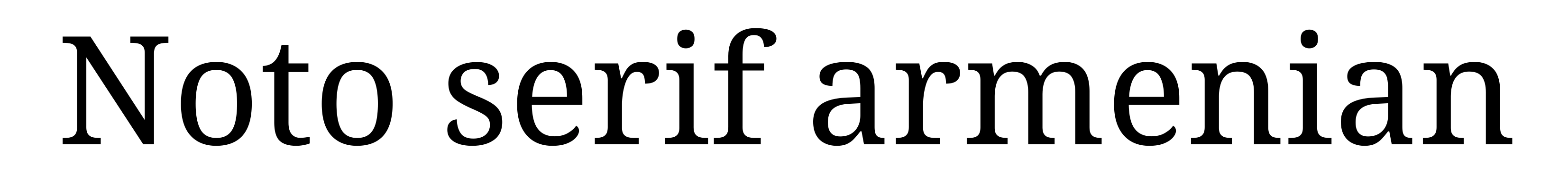 Noto serif armenian